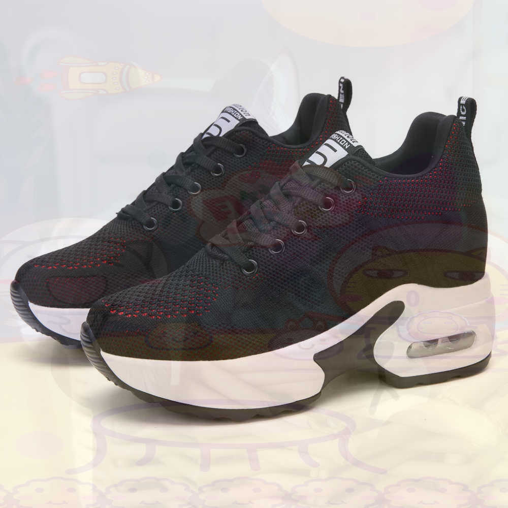 Street Fashion Canada - Merah Ukuran 36 Sepatu Wanita Tenis