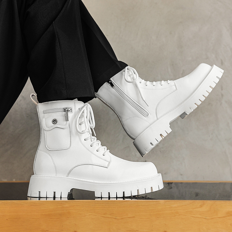 Sepatu Bot Pria Tren 2025 Sepa - Street Fashion Men 2025 ulasan dan harga