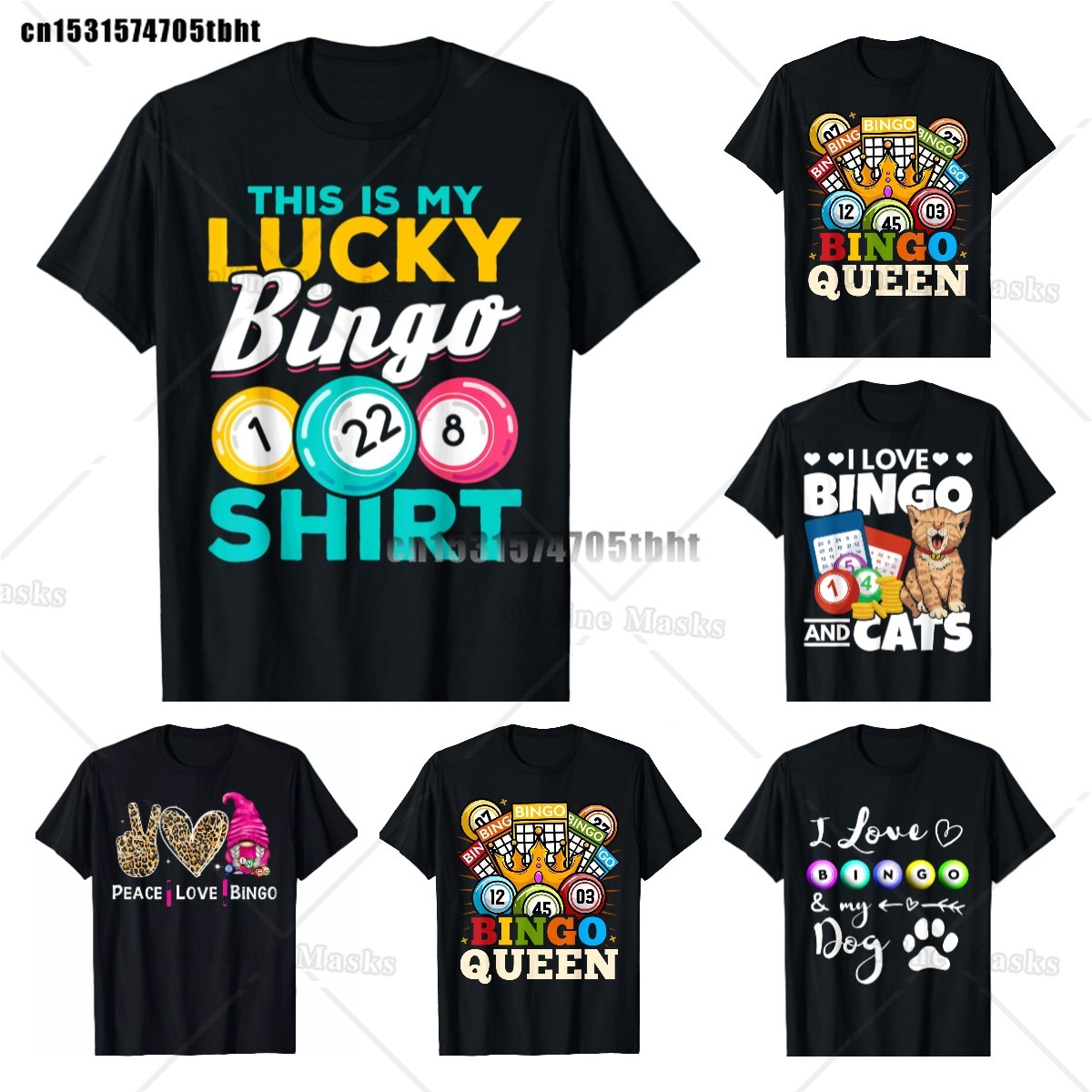 Kaus wanita Bingo gila kaus Bi - Queen Street Fashion ulasan dan harga