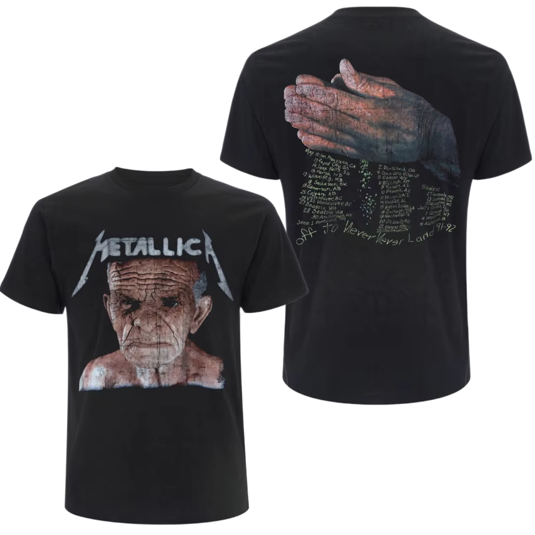 2026 Kaos Baru METALLICA - Kao - Street Fashion For Short Guys ulasan dan harga
